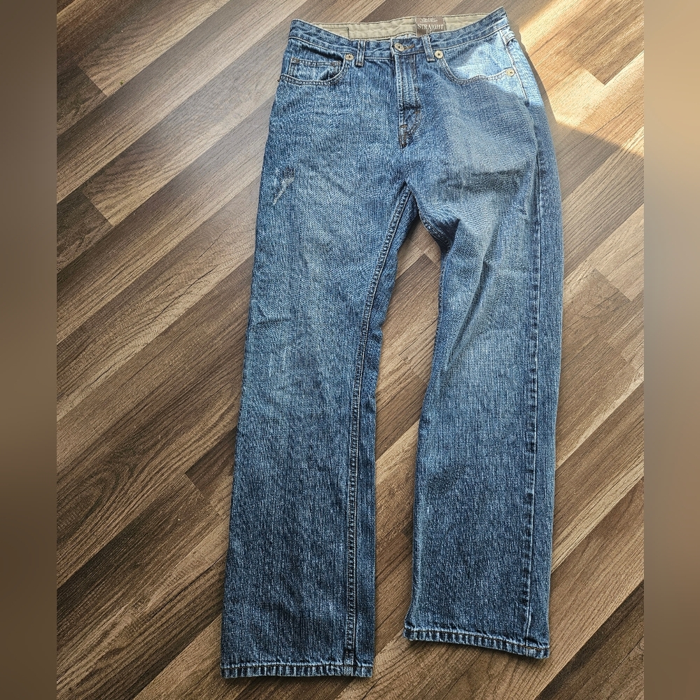 Wrangler Blue Straight-Leg Men's Jeans